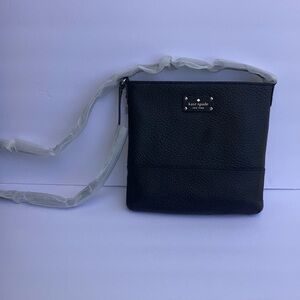 Kate Spade Bay Street Black Pebbled Leather Bag Cora